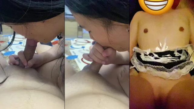 EM mới làm tóc đi chơi mà anh đòi em làm hầu gái bú mút